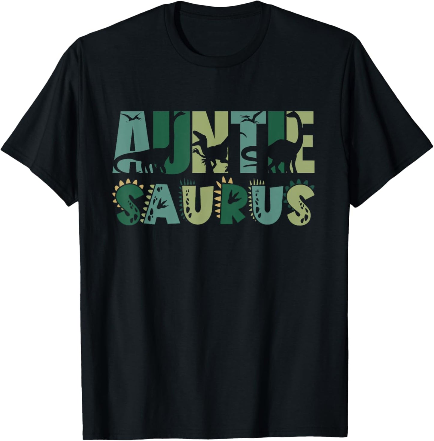 Auntie Saurus Matching Family Birthday Dinosaur Men Women T-Shirt