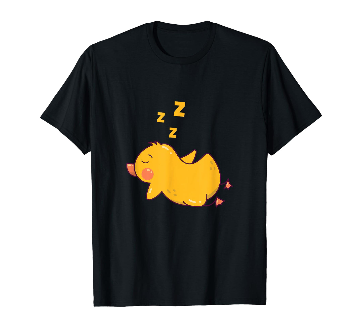Sleeping Duck Rubber Duckling Nap Sleep Pajamas Party T-Shirt