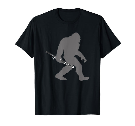Funny Bassoonist Bigfoot musician with Bassoon T-Shirt