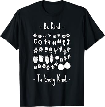Be Kind To Every Kind animal lover, vegan or vegetarian T-Shirt