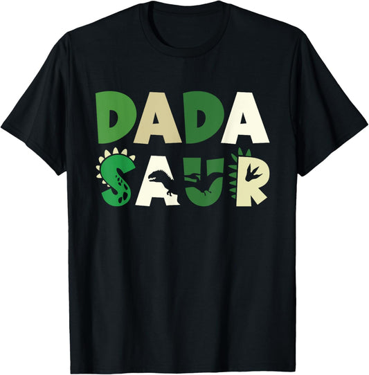 Dada Saur Matching Family Birthday Dinosaur Men Women Kids T-Shirt