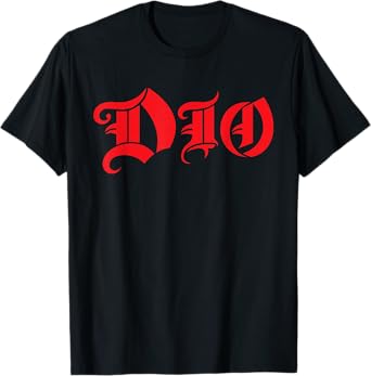 Dio – Classic Logo Black T-Shirt