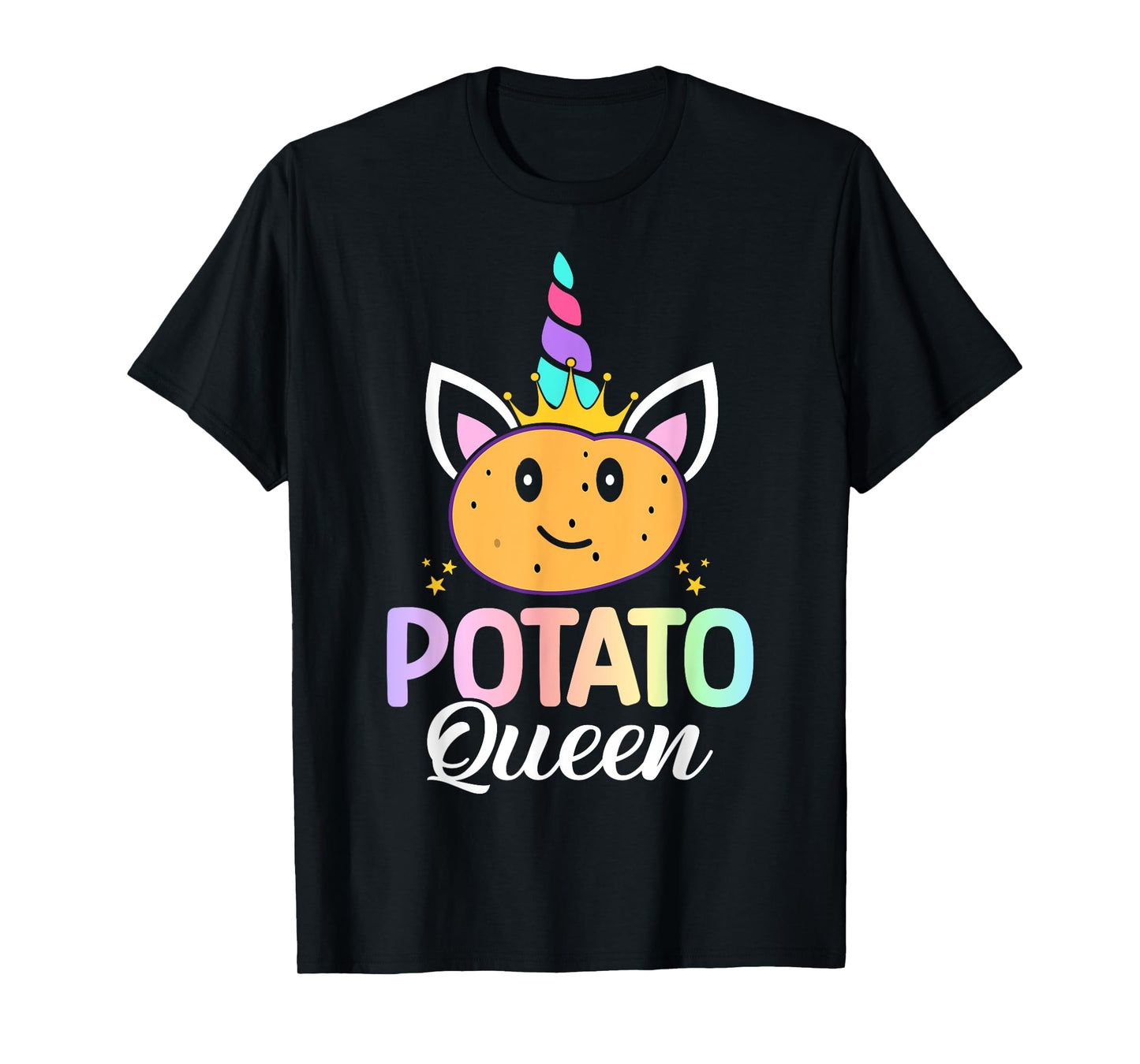 Potato Queen Female Potato Lover Girl T-Shirt