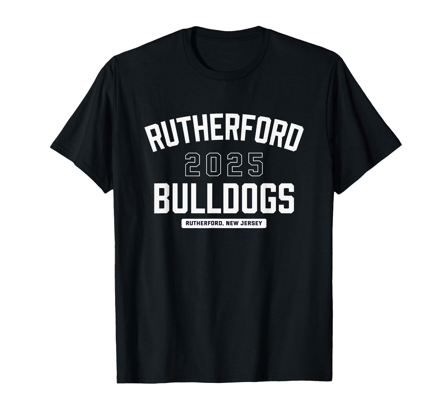 Rutherford Bulldogs Rutherford, New Jersey 2025 T-Shirt