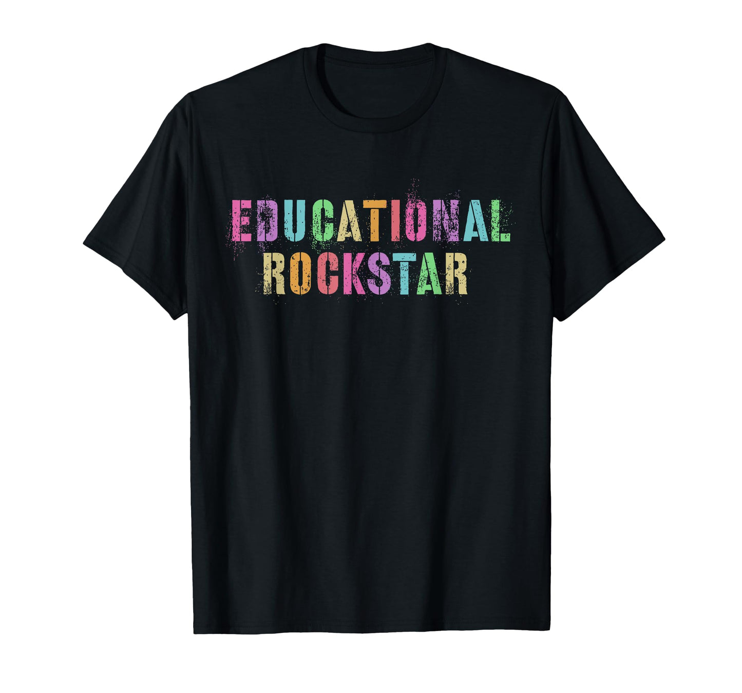 I Prefer Term EDUCATIONAL ROCKSTAR Teacher Principal Team Men Women Kids T-Shirt
