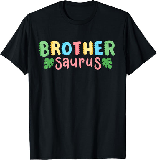 Brother Saurus Kids Dinosaur Birthday Party Family Matching T-Shirt