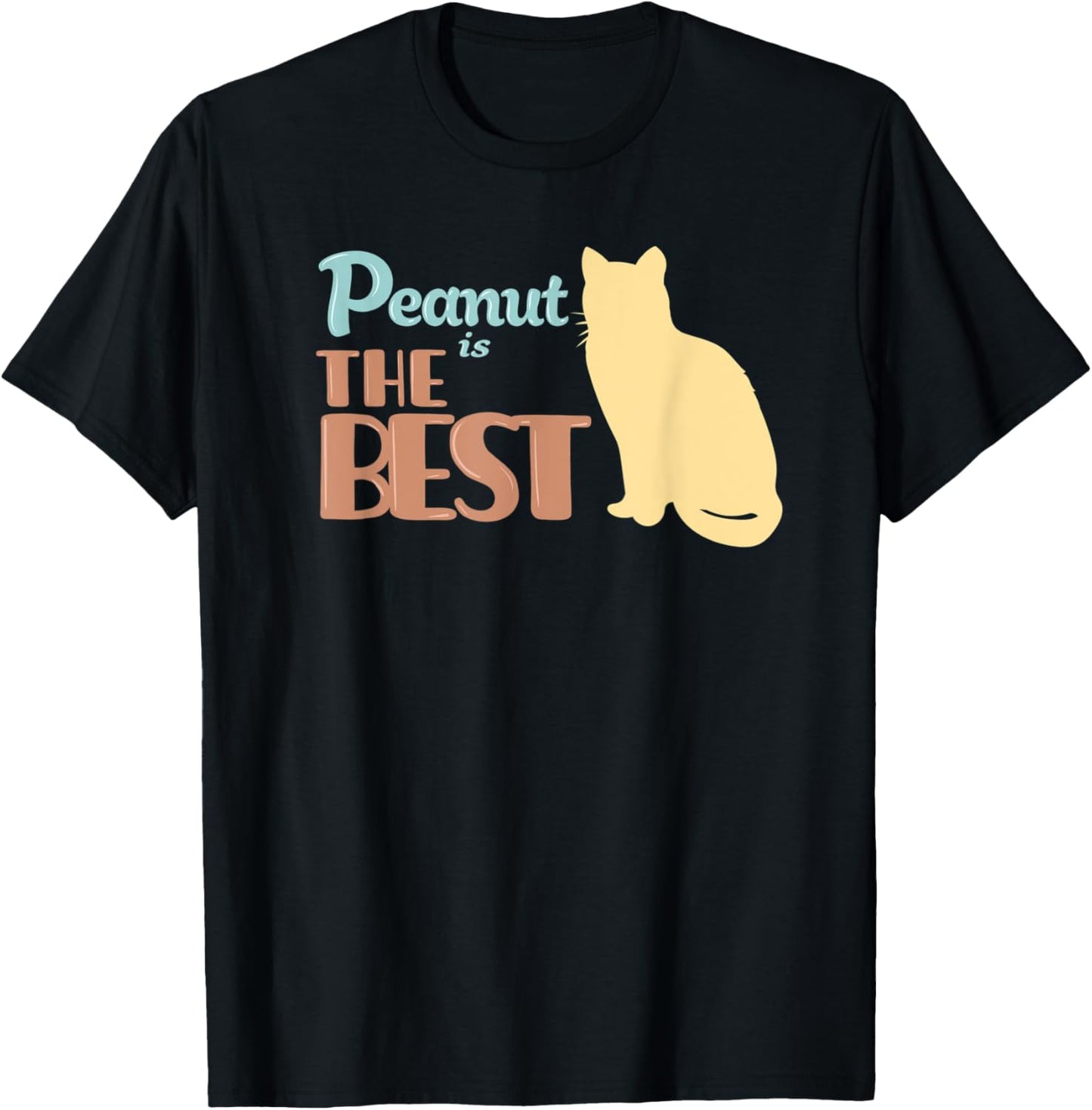 Peanut Cat Name Peanut Kitty Gift T-Shirt