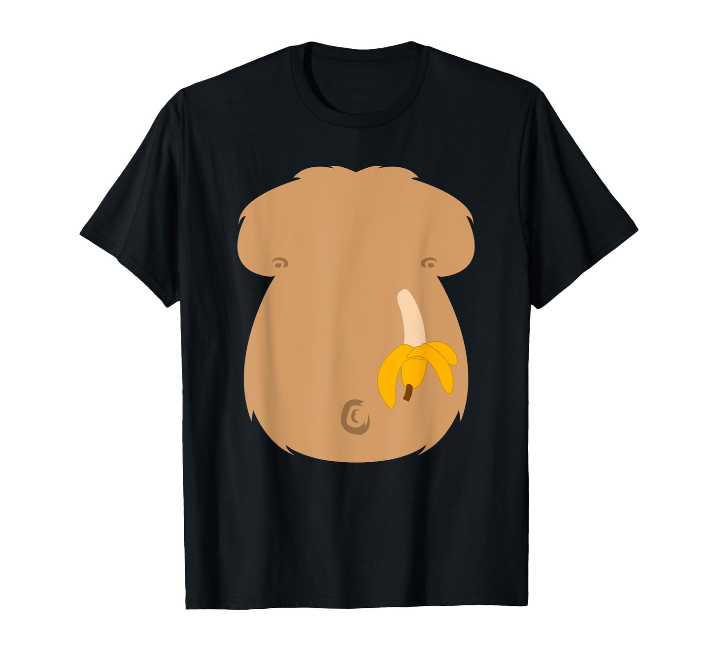Halloween Gorilla Monkey Chest Lazy DIY Costume Funny Shirt
