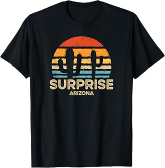Surprise Arizona Retro Sunset T-Shirt