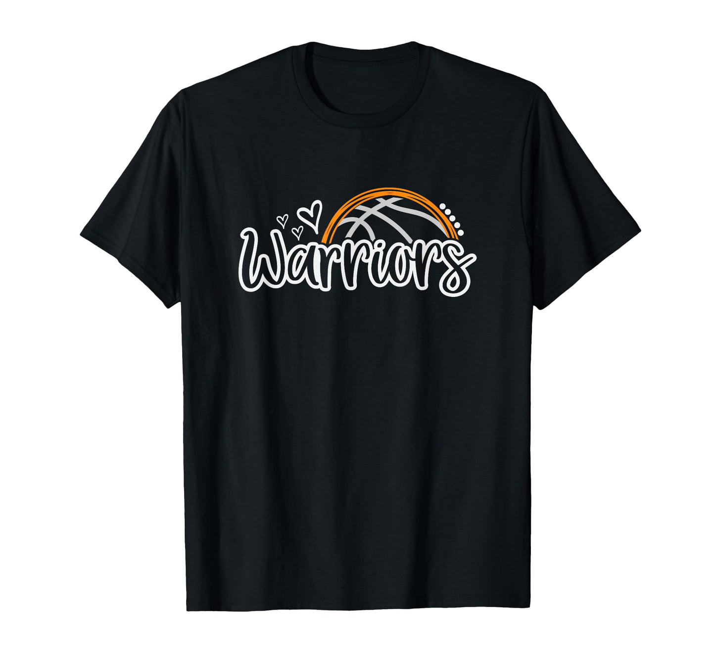 Basketball Warriors School Sports Fan Team Spirit T-Shirt