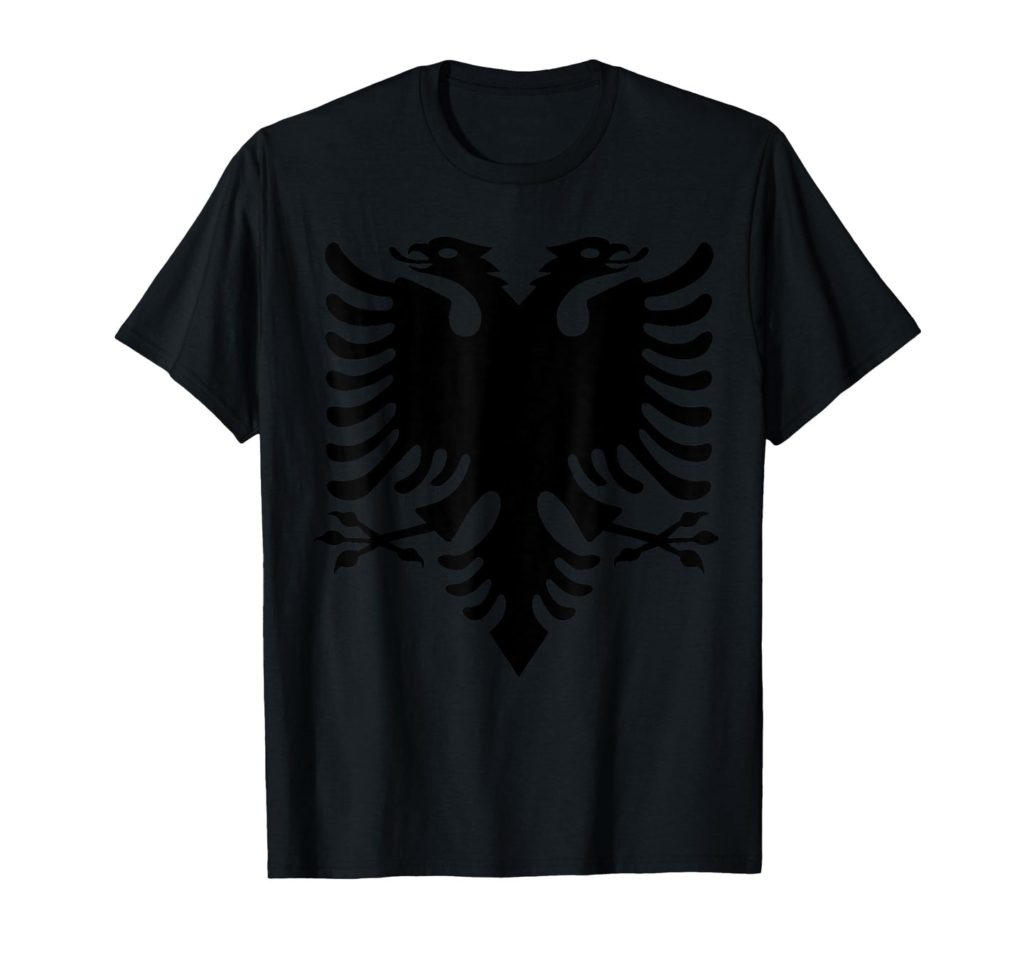 Albanian Flag Eagle Double Red Albania Shqipe Kosovo T-Shirt