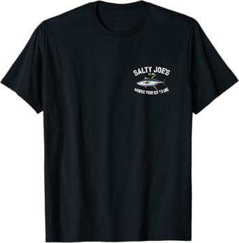 Salty Joe's Yellow Fin Tuna Logo Graphic T-Shirt