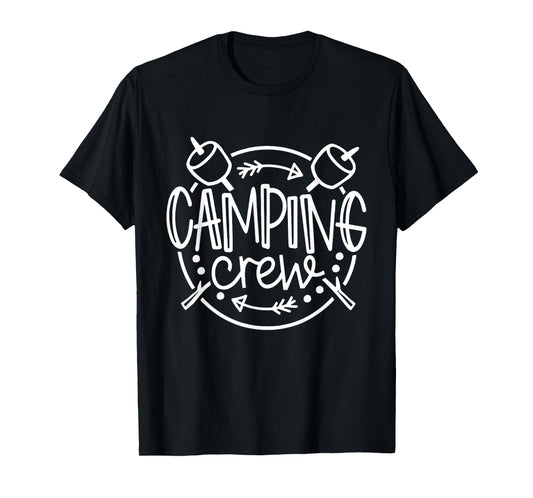 Camping Matching Shirts for Family Camper Group Camping Crew T-Shirt