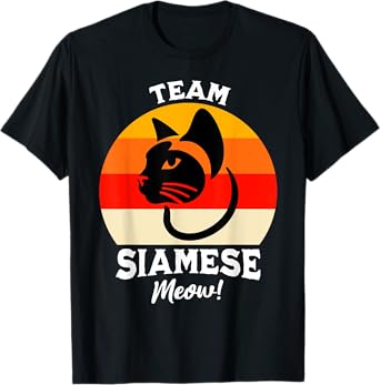 Team Siamese Cat Siamese Men Women T-Shirt