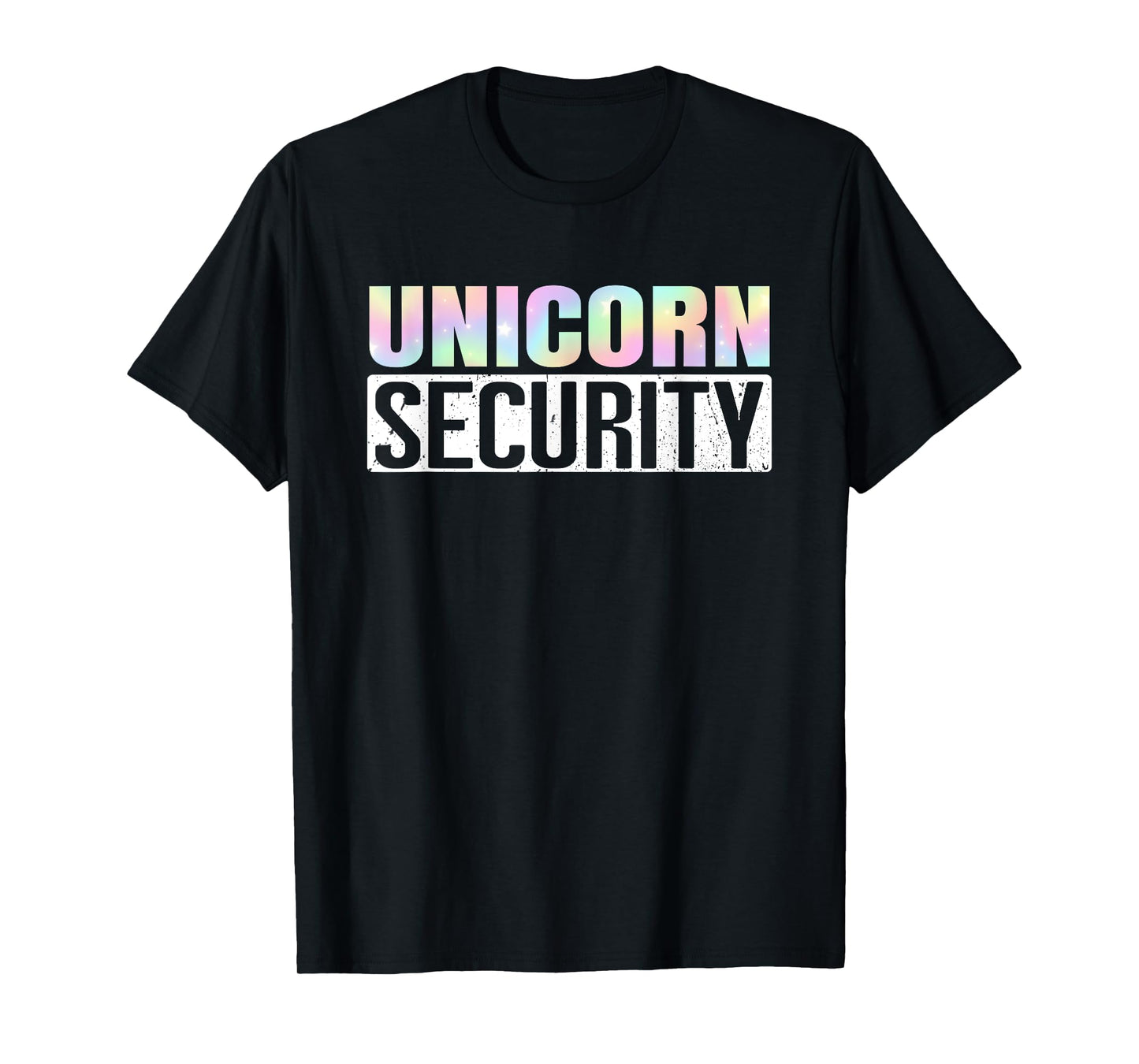 Halloween Mom Dad Daughter Adult Costume Unicorn Security T-Shirt