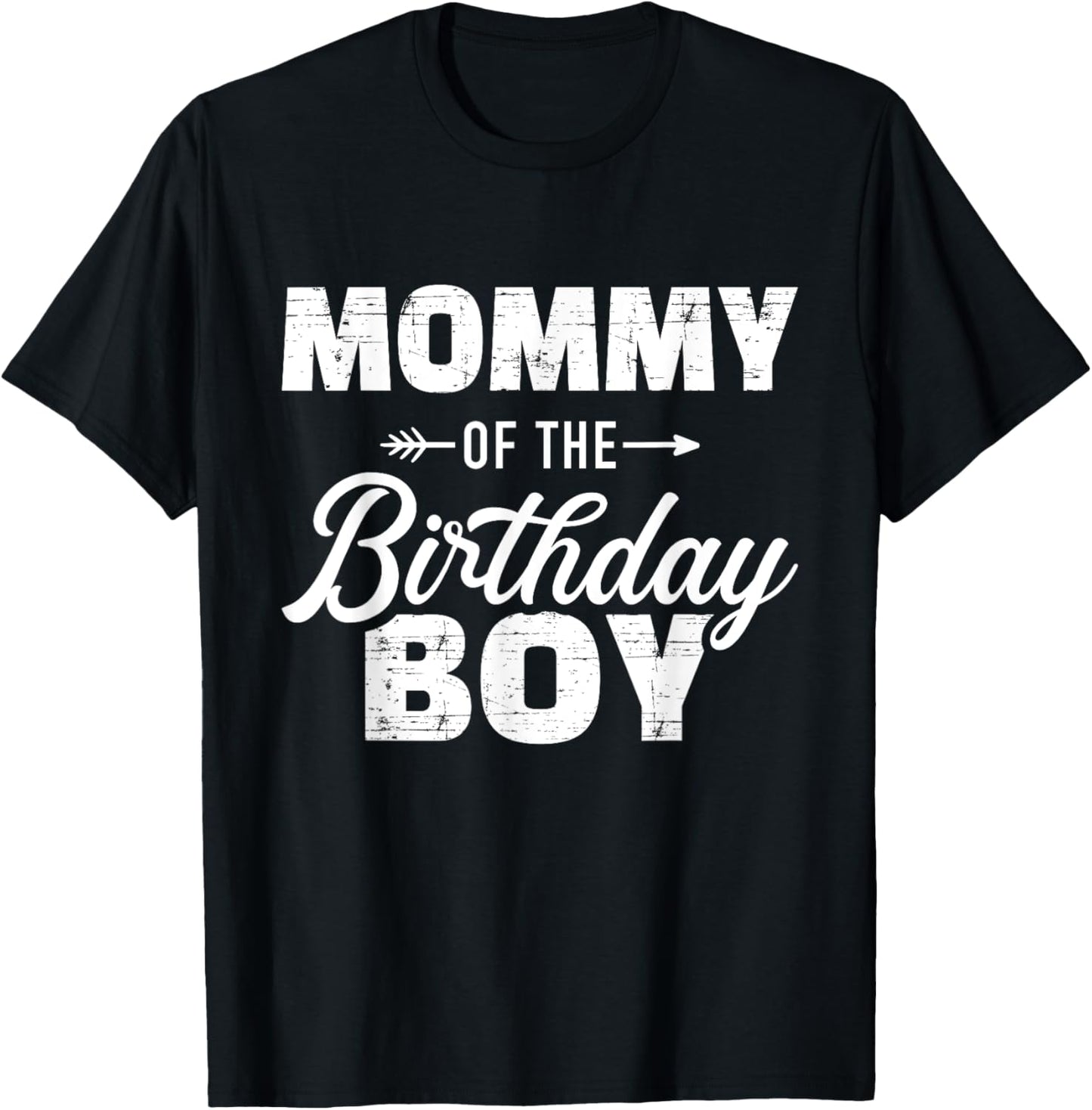 Mommy of the birthday boy son matching family for mom T-Shirt