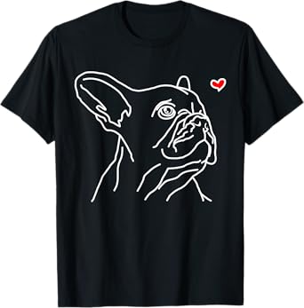 French Bulldog Love Frenchie Dog Mom Funny Girls Gift T-Shirt