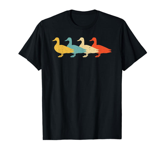 Mallard Vintage Retro Duck Bird Drake Lover 60s 70s Gift T-Shirt