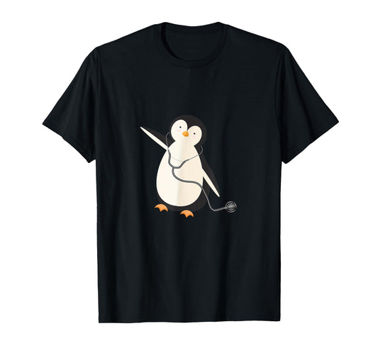Penguin Pediatrician Pediatric Doctor Physician Surgeon T-Shirt