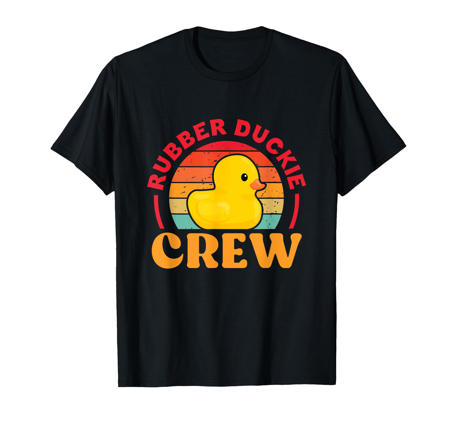 Rubber Duckie Crew Duck Duckling Retro T-Shirt