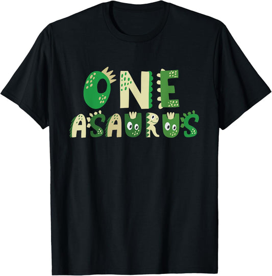 1st Birthday Dinosaur Oneasaurus First Birthday Matching T-Shirt