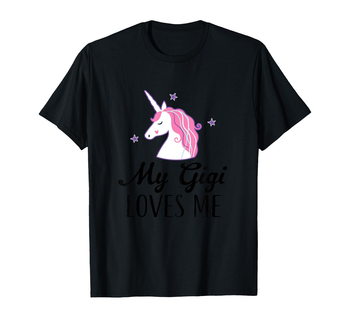 My Gigi Loves Me Girl Unicorn Granddaughter T-Shirt