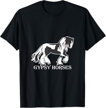 Gypsy Horses Trending Gypsy Vanner Gypsy Cob Horse T-Shirt