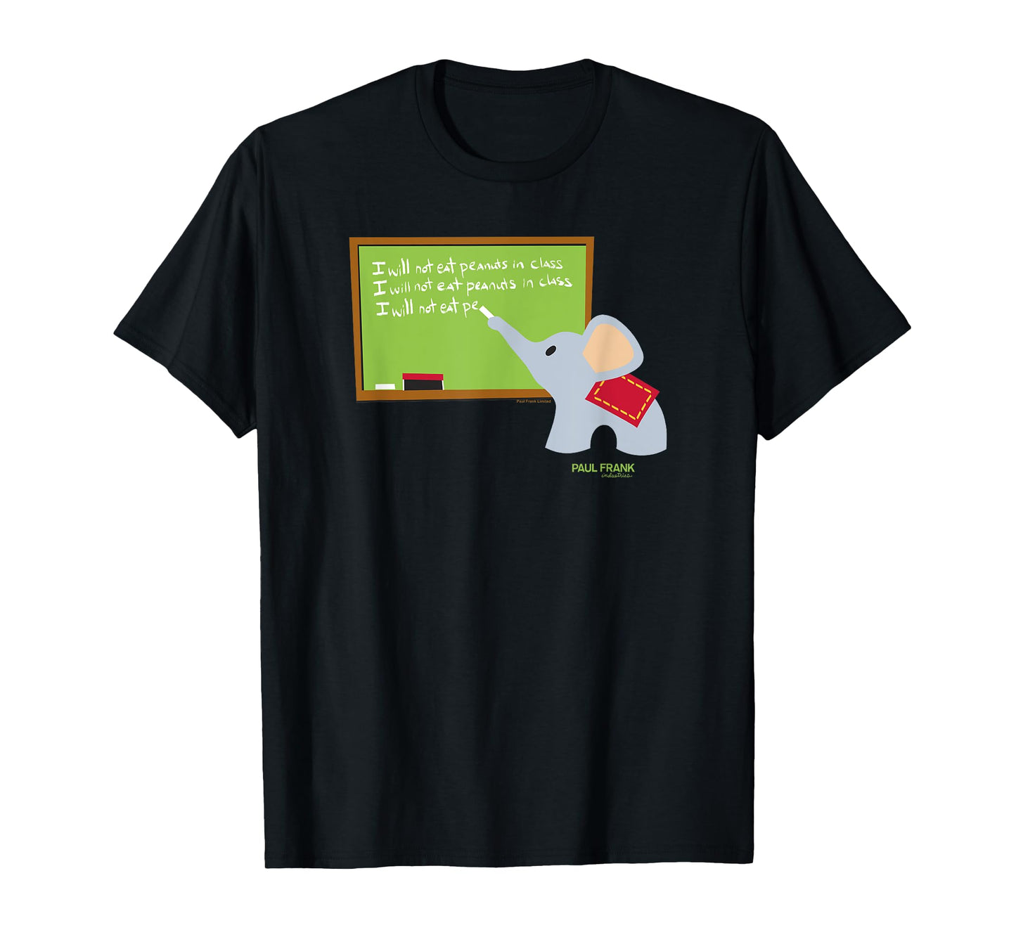 Paul Frank Ellie The Elephant Class Chalk Board T-Shirt