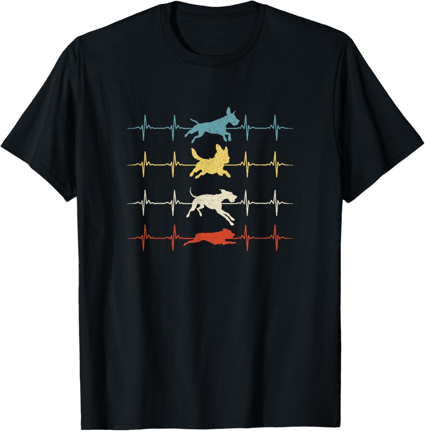 Flyball Dog Sport Flyball Heartbeat T-Shirt