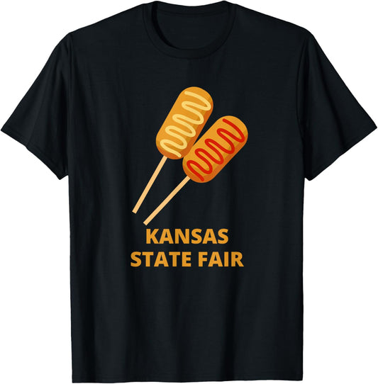 Kansas State Fair Corn Dogs County Fair Corn Dog T-Shirt