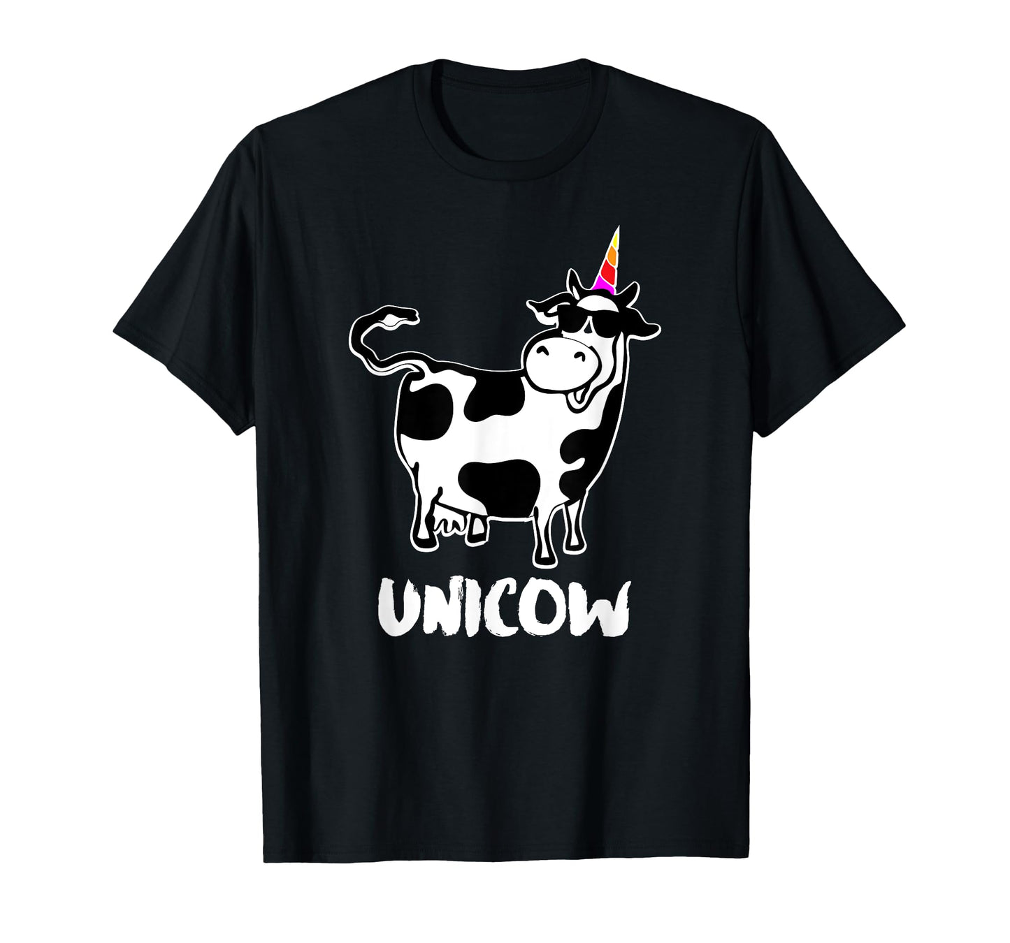 Unicow. Cute Dairy Cow Farmer Shirt Funny Cow Lover Gift T-Shirt