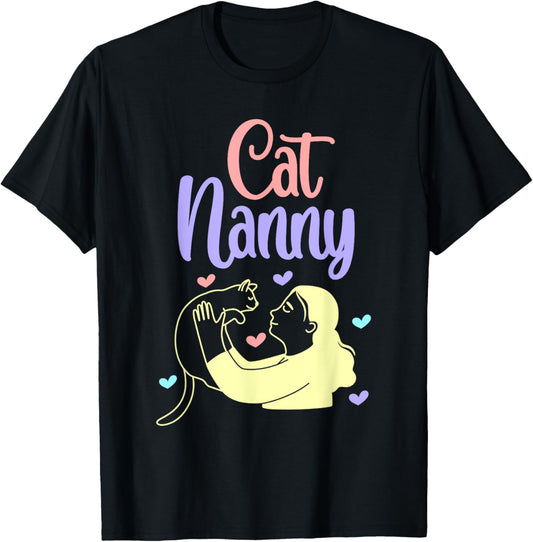 Pet Sitter and Dog Sitter for Cat Nanny Men Women Kids T-Shirt