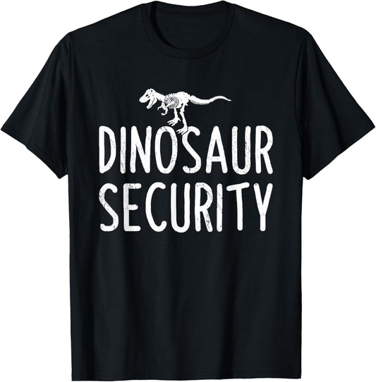 Dinosaur Security Funny Halloween Dino Species Dinosaur T-Shirt