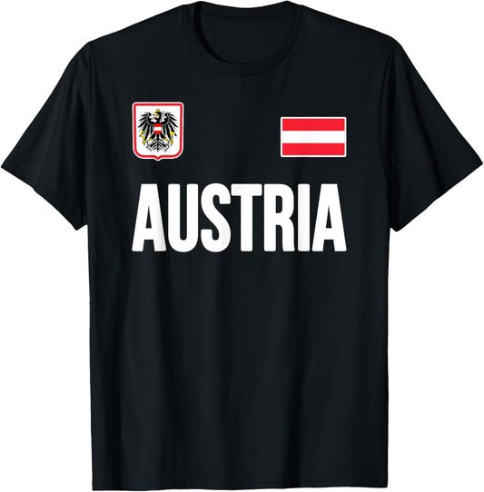 Austria T-shirt Austrian Flag Osterreich Souvenir Gift T-Shirt