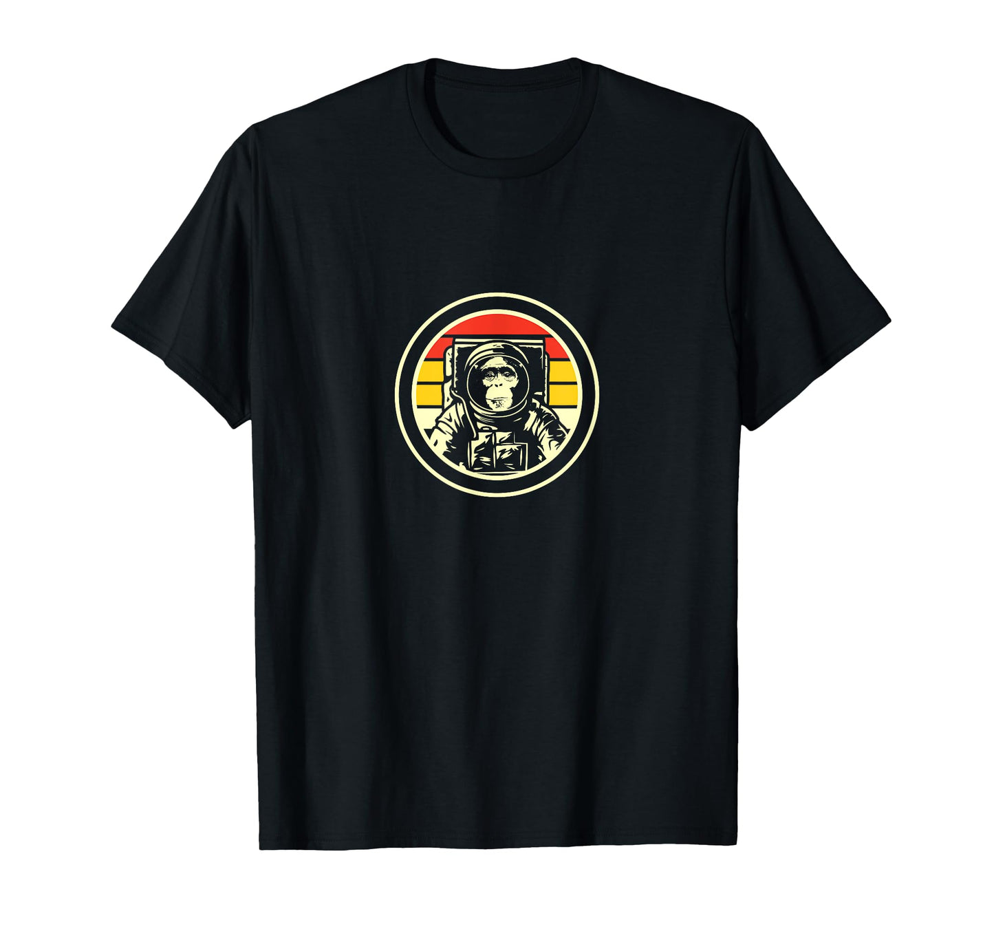 Retro Astronaut Space Monkey T-Shirt