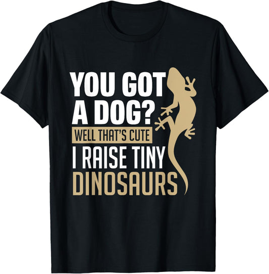 Funny Bearded Dragon Lizard Funny I Raise Tiny Dinosaurs T-Shirt