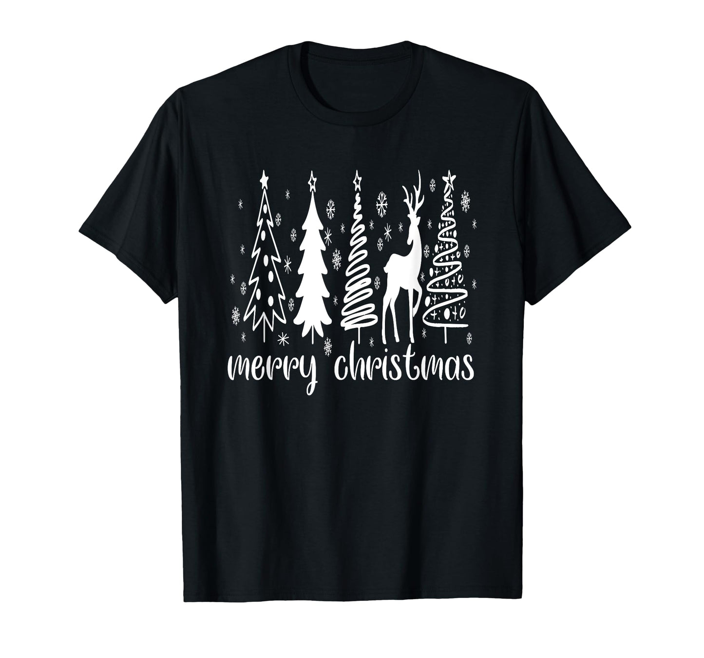 Merry Christmas Holiday Xmas Tree T-Shirt