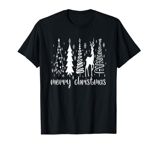 Merry Christmas Holiday Xmas Tree T-Shirt