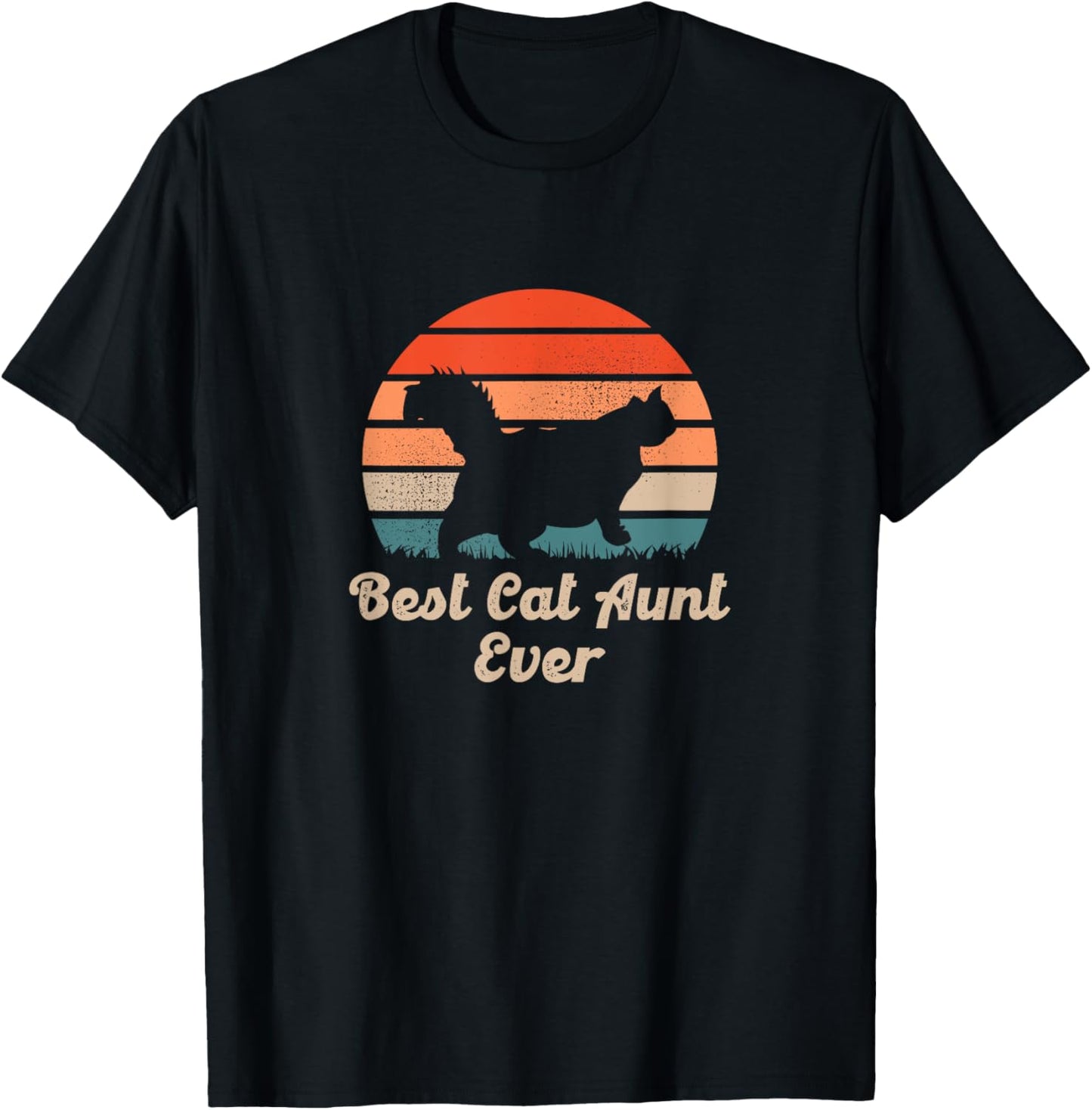 Best Cat Aunt Ever Auntie and Cats T-Shirt