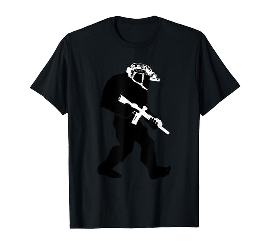 Tactical Bigfoot for Military and Law Enforcement T-Shirt