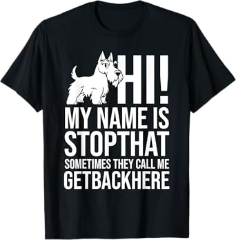 Scottish Terrier Dog Puppies Owner Lover T-Shirt