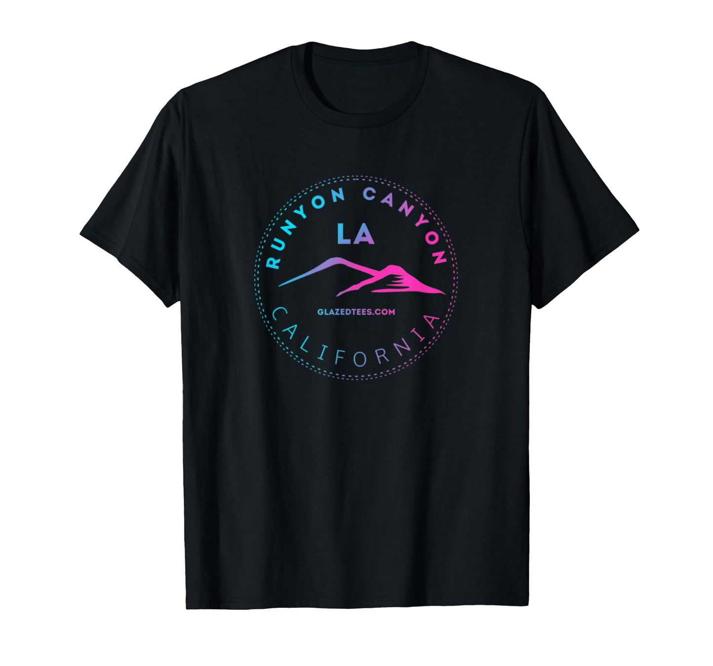Runyon Canyon Los Angeles - Retro Hollywood California T-Shirt