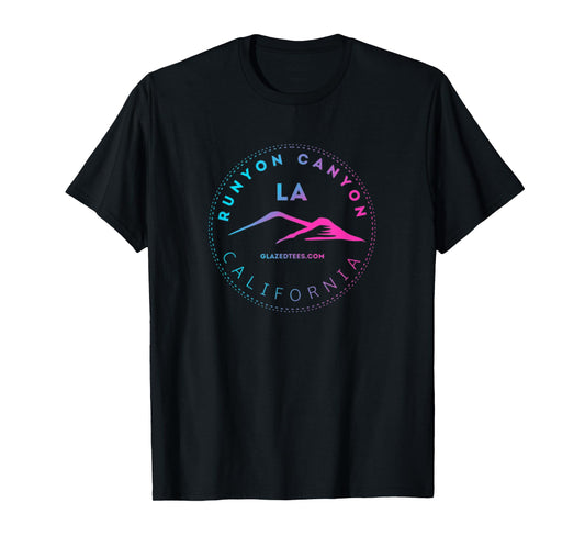 Runyon Canyon Los Angeles - Retro Hollywood California T-Shirt