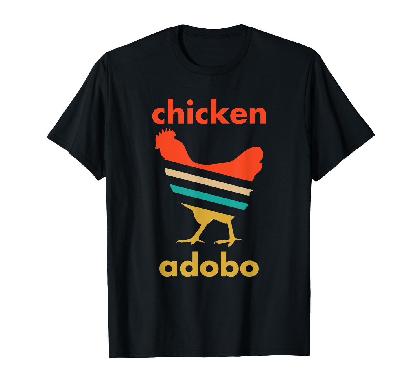 Funny Filipino Adobo Shirt Chicken Adobo Retro Style T-Shirt