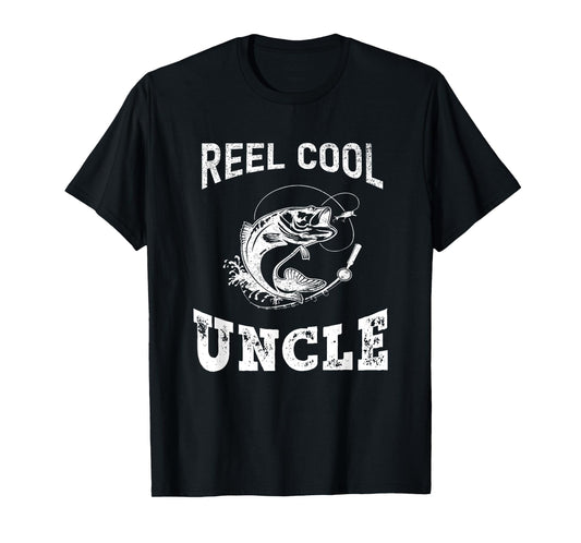 reel cool Uncle fisherman father's day Fishing gifts men T-Shirt