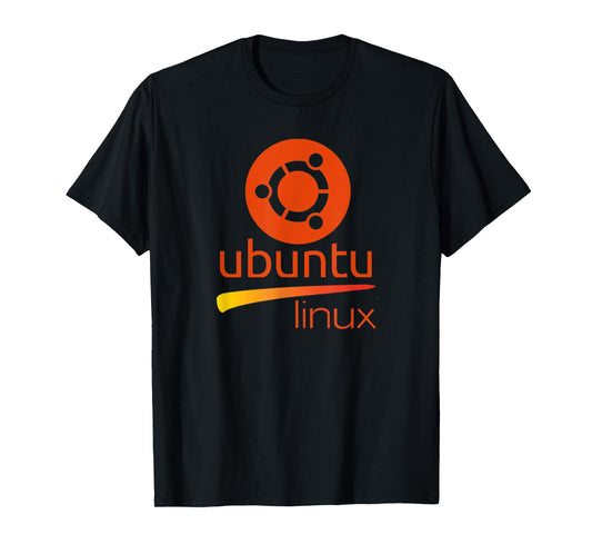 Ubuntu Linux lover Tee with tagline and Logo Open Source Os T-Shirt