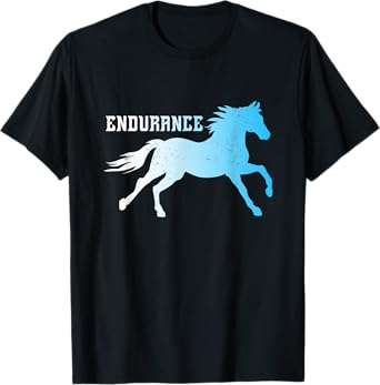 Retro, Endurance, Running Horse T-Shirt