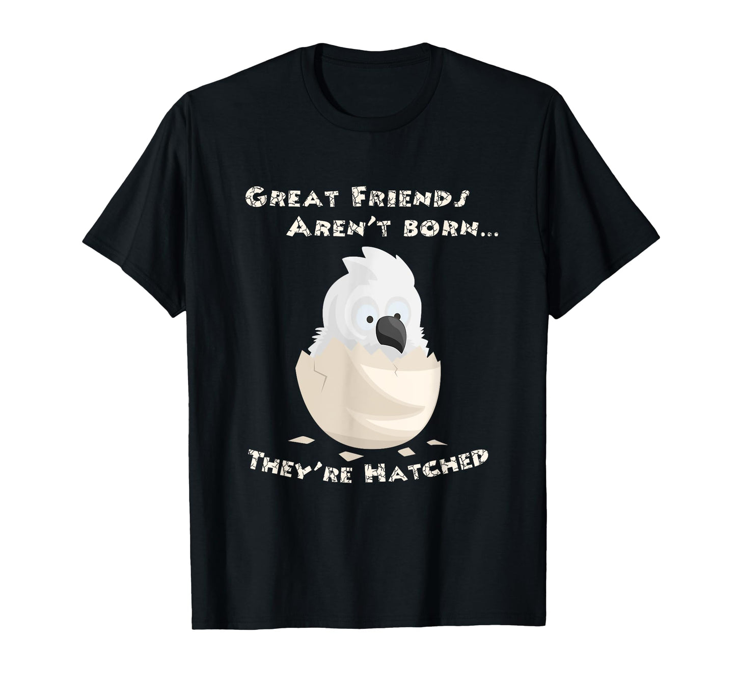Umbrella Cockatoo Friends Hatched T-Shirt