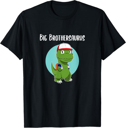 Dinosaur Brother Big Brothersaurus Brothers Siblings T-Shirt