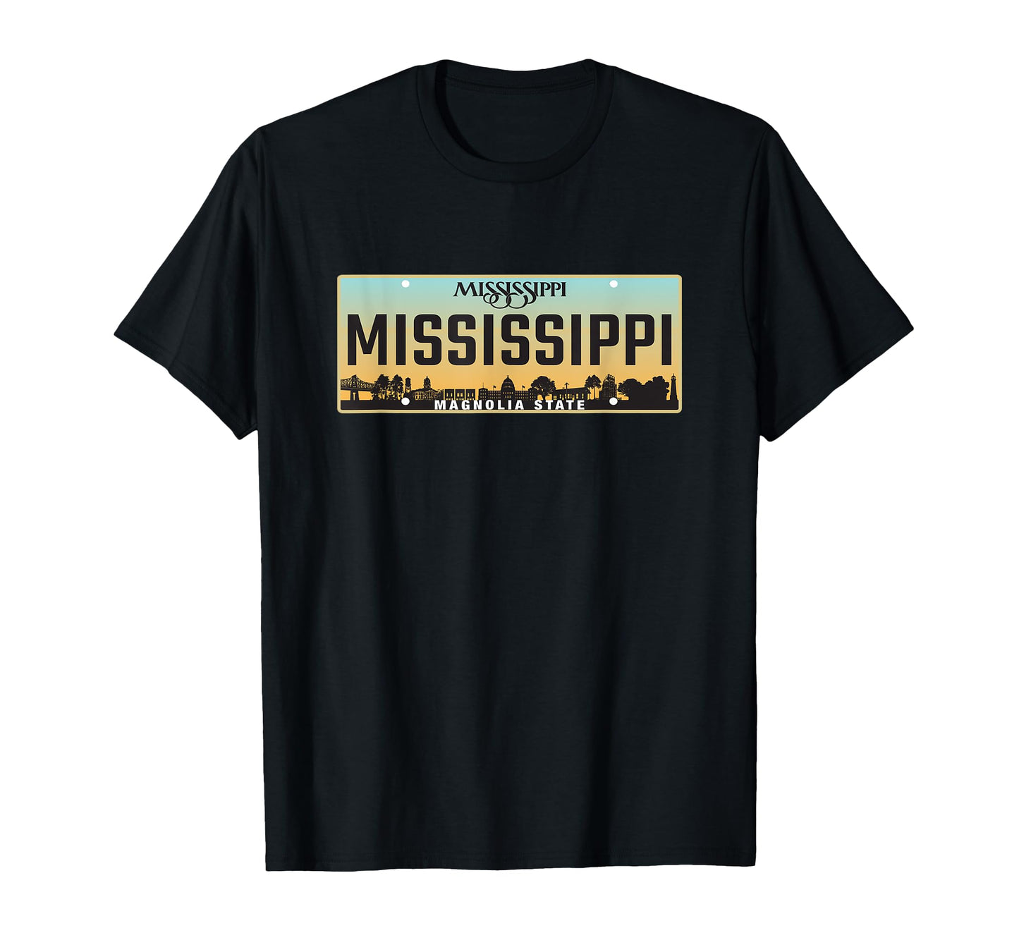Mississippi License Plate - Great Gift Idea - Car Enthusiast T-Shirt